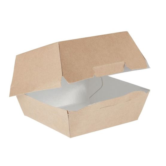 Colpac Compostable Kraft Burger Boxes