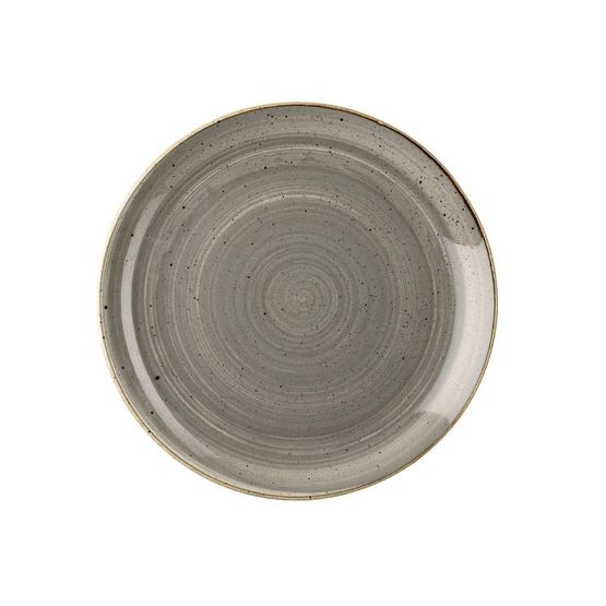 Churchill Stonecast Coupe Plates Grey 288mm