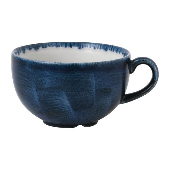 Churchill FJ954 Stonecast Plume Ultramarine Cappuccino Cup 12oz