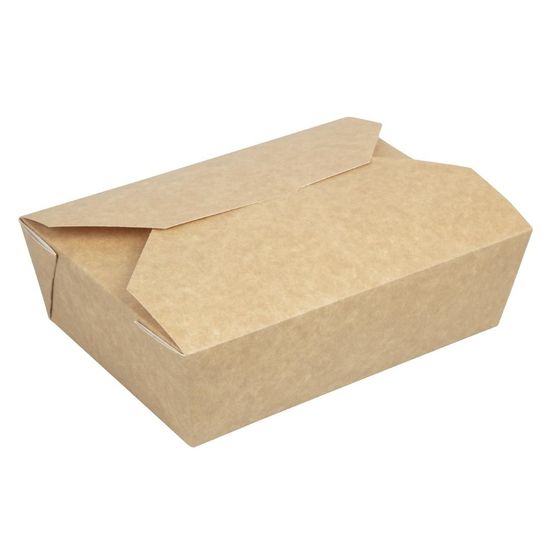 Colpac Recyclable Kraft Microwaveable Food Boxes 1950ml / 68oz 10116