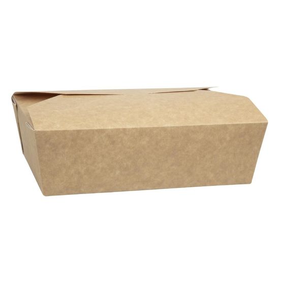 Colpac Recyclable Kraft Microwaveable Food Boxes 1950ml / 68oz 10116 ...