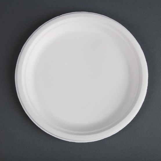 Fiesta Compostable Bagasse Plates Round 260mm