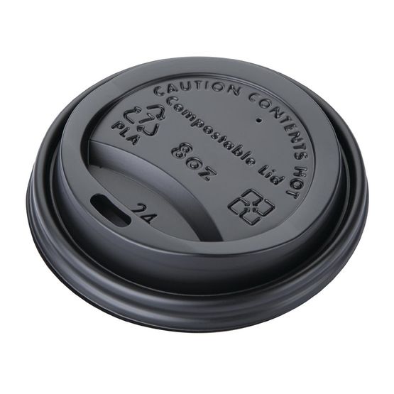 Fiesta Compostable Lids for 8oz Hot Cups