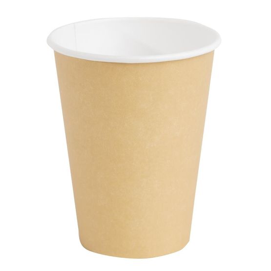 Fiesta Recyclable Coffee Cups Single Wall Kraft 340ml/12oz