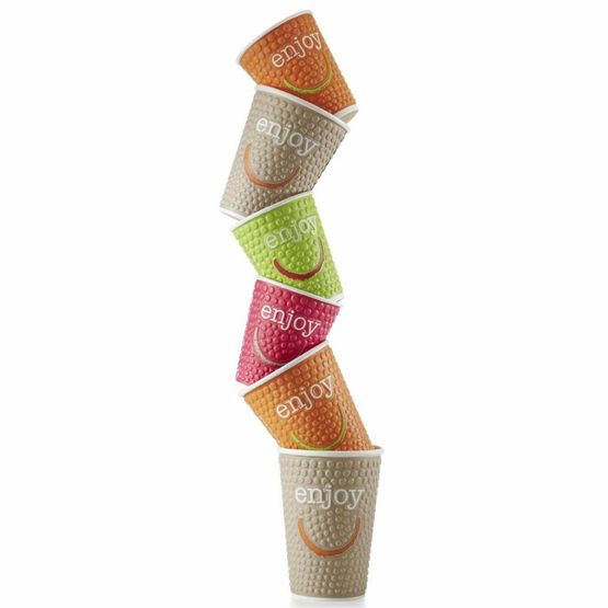 Huhtamaki Enjoy Double Wall Disposable Hot Cups 340ml / 12oz