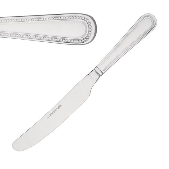 Olympia Bead Solid Handle Table Knife