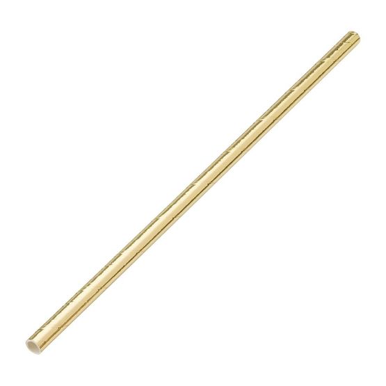 Utopia Biodegradable Paper Straws Gold