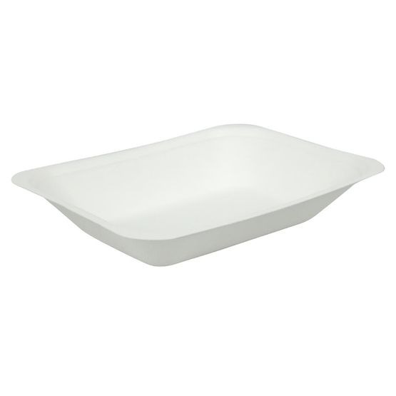 Vegware VW-C2 Compostable Bagasse Chip Trays 175mm