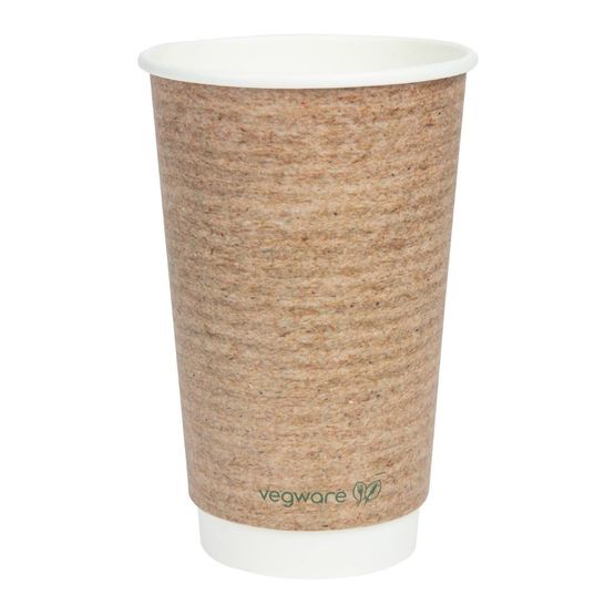 Vegware VDW-16 Compostable Hot Cups 455ml / 16oz