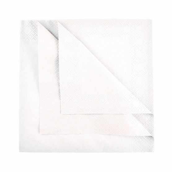 Swantex 40cm 3Ply White Paper Napkins