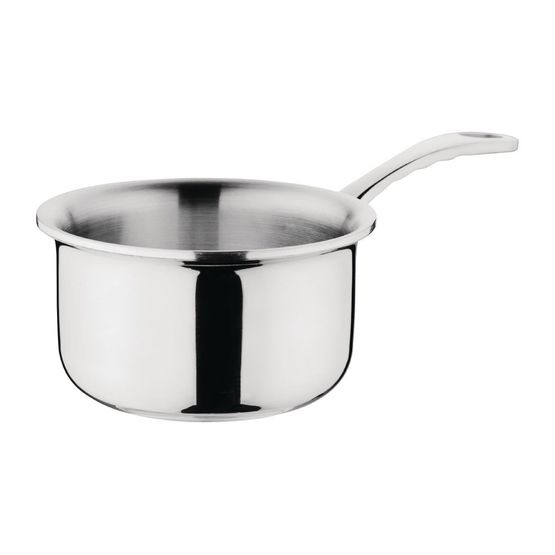 Vogue Stainless Steel &amp; Aluminium Tri-Wall Mini Saucepan 9cm