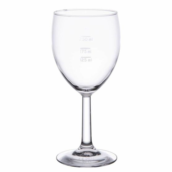 Arcoroc Savoie Grand Vin Wine Glasses 350ml CE Marked at 125ml 175ml and 250ml