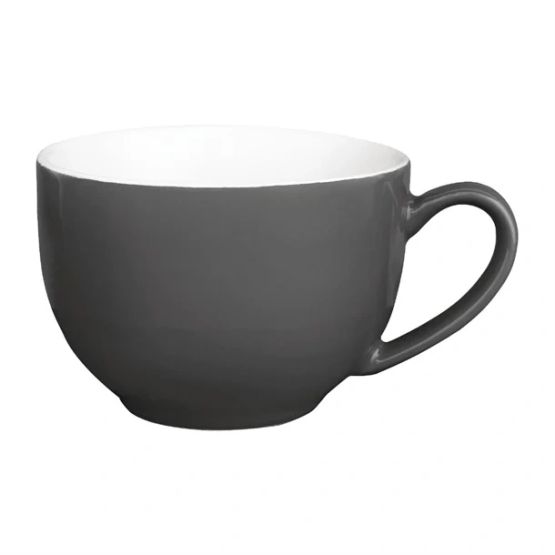 Olympia Cafe Cappuccino Cups Charcoal 340ml