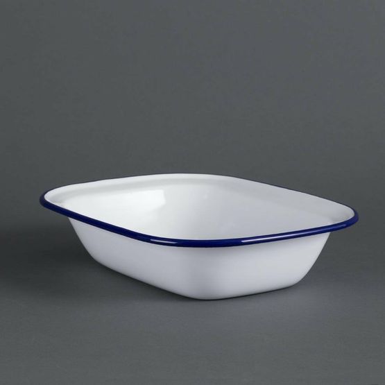Olympia Enamel Dishes Rectangular 280 x 190mm