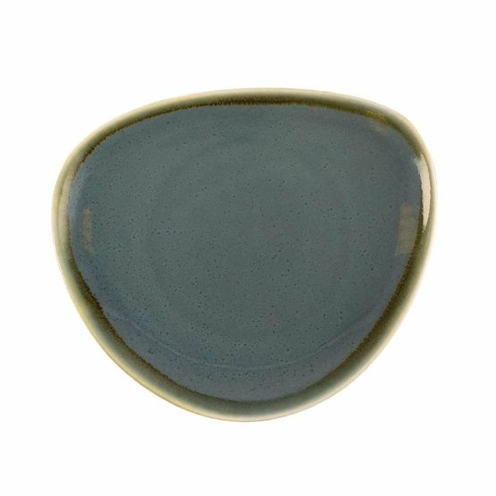 Olympia Kiln Triangular Side Plate Ocean 165mm