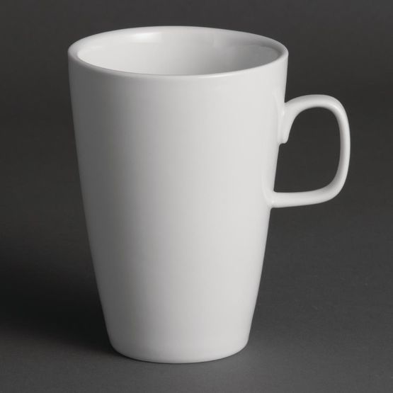 Olympia Whiteware Latte Mugs 400ml 14oz