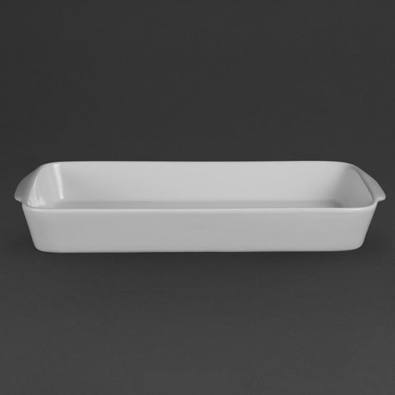 Olympia Whiteware Rectangular Roasters 395 x 219mm