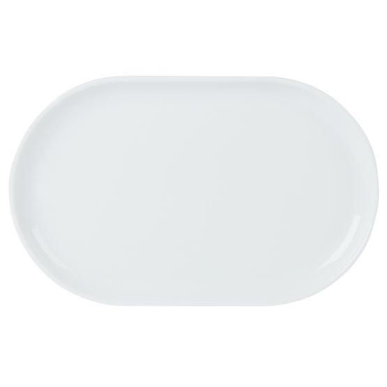 Porcelite 118130 Narrow Oval Plate 30 x 15cm / 12 x 6"