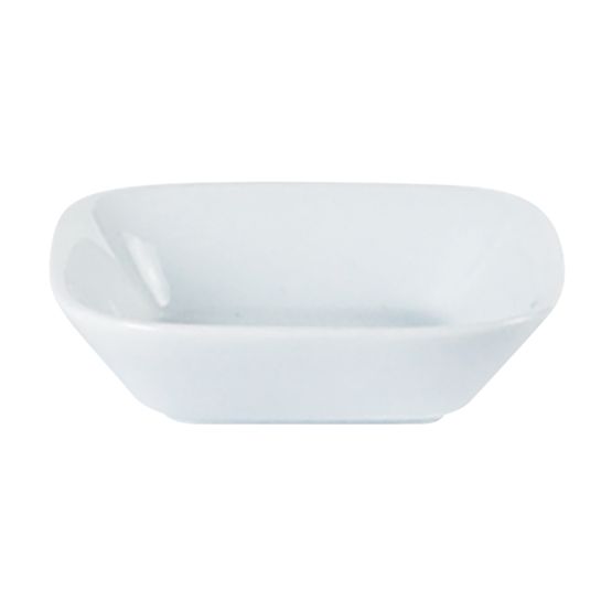 Porcelite 221359 Square Dipper Dish 7.5cm / 3"
