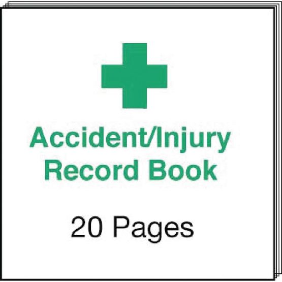 Accident Record Book - 20 Pages