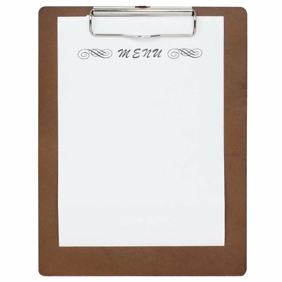 Olympia A4 Wooden Menu Clipboards
