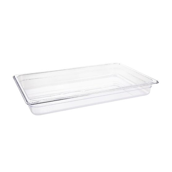 Vogue Polycarbonate 1/1 Gastronorm Container Clear