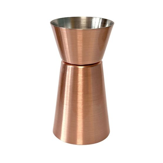 Beaumont Professional Stainless Steel Jigger Copper Plated 25/50ml