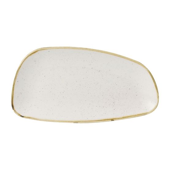 Churchill Stonecast Oval Plates Barley White 300x146mm