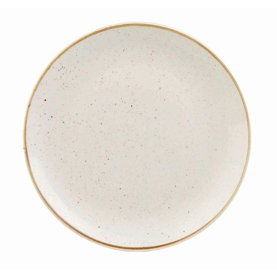 Churchill Stonecast Round Coupe Plate Barley White 200mm