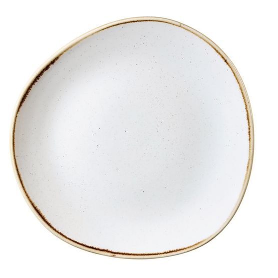 Churchill Stonecast Round Plate Barley White 286mm