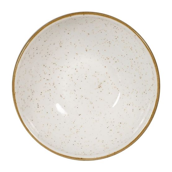 Churchill Stonecast Shallow Bowls Barley White 9oz 130mm