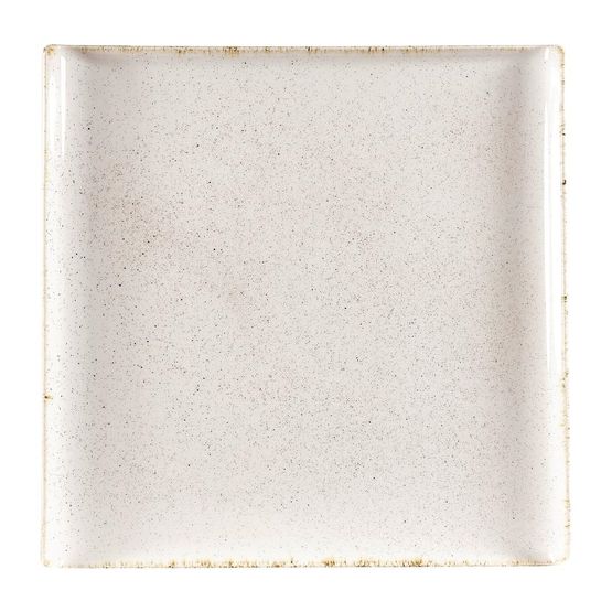 Churchill Stonecast Square Plates Barley White 303mm