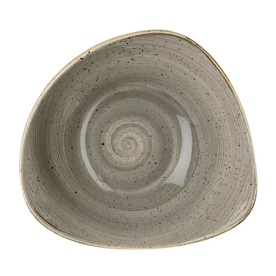 Churchill Stonecast Round Bowl Peppercorn Grey 235mm