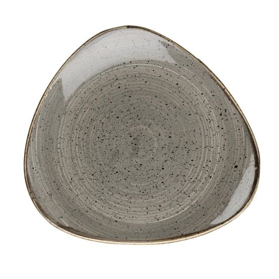 Churchill Stonecast Round Plate Peppercorn Grey 315mm