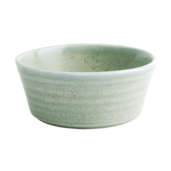 Olympia Cavolo Flat Round Bowls Spring Green 143mm