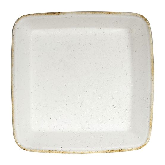 Churchill Stonecast Hints Square Baking Dishes Barley White 250mm