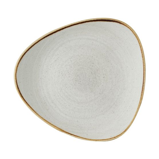Churchill Stonecast Raw Lotus Plates Grey 228mm