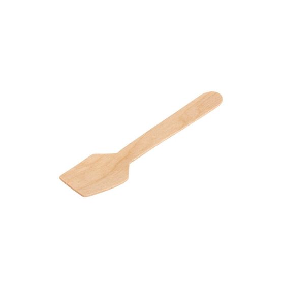 Fiesta Compostable Wooden Ice Cream Spoons