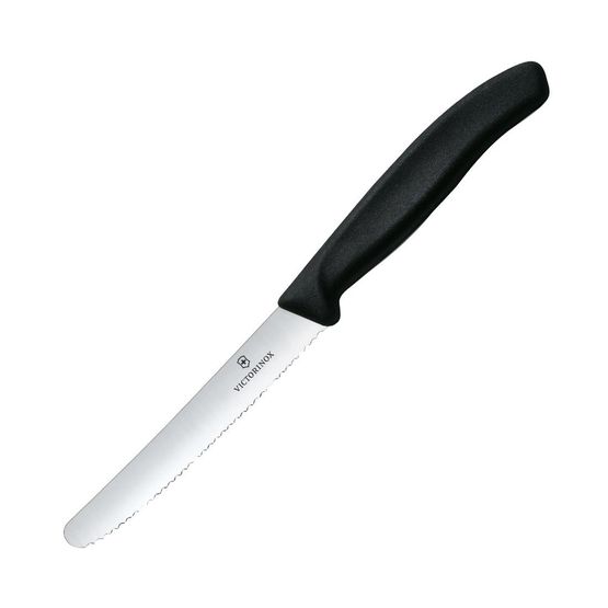 Victorinox Serrated Tomato Utility Knife Black 11cm
