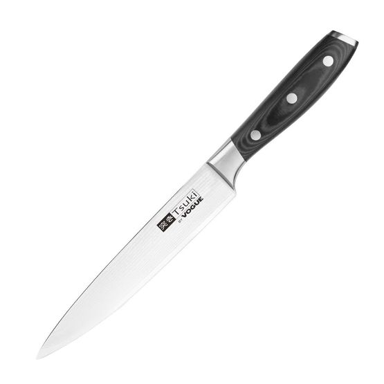 Vogue Tsuki Series 7 Carving Knife Black 19.8cm