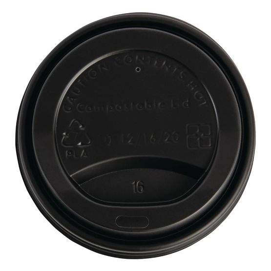 Fiesta Compostable Coffee Cup Lids 340ml / 12oz