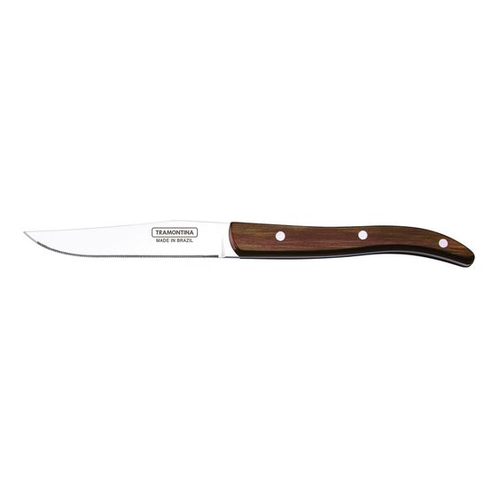 Tramontina French Style Micro Serrated Steak Knife Brown Polywood