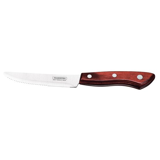 Tramontina Trigger Jumbo Steak Knife Rounded Tip Red Polywood