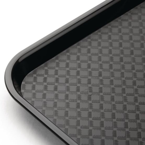 Olympia Kristallon Polypropylene Fast Food Tray Black