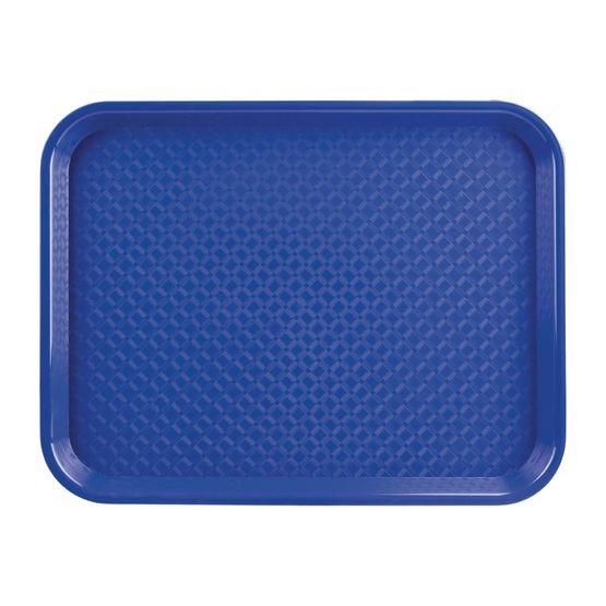 Olympia Kristallon Polypropylene Fast Food Tray Blue