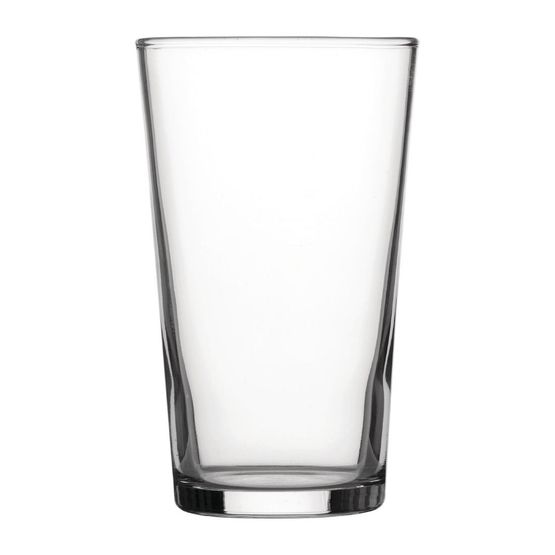 Utopia Toughened Conical Beer Glasses 280ml CE Marked