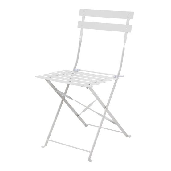 Bolero Perth Grey Pavement Style Steel Folding Chairs