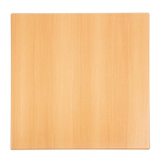 Bolero Pre-drilled Square Tabletops Beech Effect