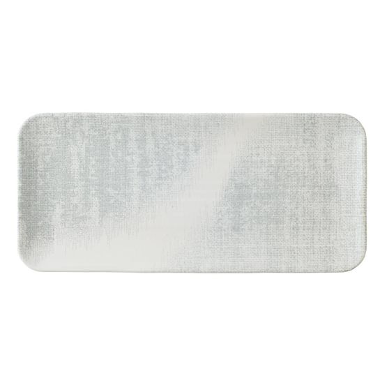 Dudson Makers Collection Jute Grey Organic Coupe Rectangle Platter 349 x 159mm