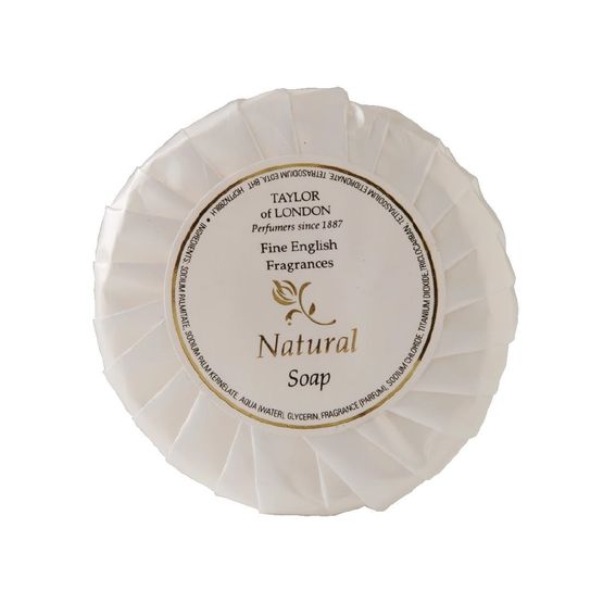 Hotel Complimentary Taylor of London Natural Range Tissue Pleat Soap